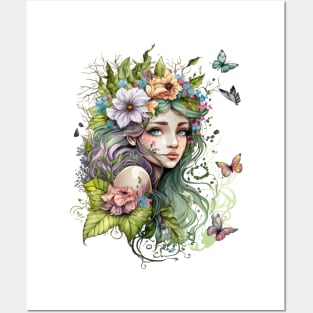 Watercolor Fairy #4 Posters and Art